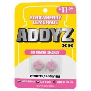 ADDYZ XR No Crash Energy Tablets 2CT - Strawberry Lemonade