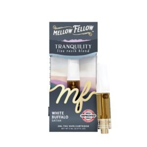 Mellow Fellow Live Resin Blend Cartridges 2ML - White Buffalo/Sativa