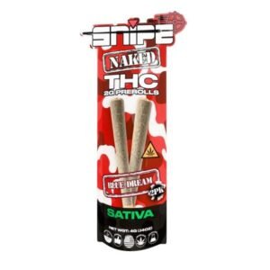 Snipe THCP Naked Prerolls 2G – 2CT - Blue Dream/Sativa
