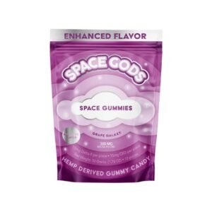 Space Gods D9/CBD Space Gummies 300MG - Grape Galaxy