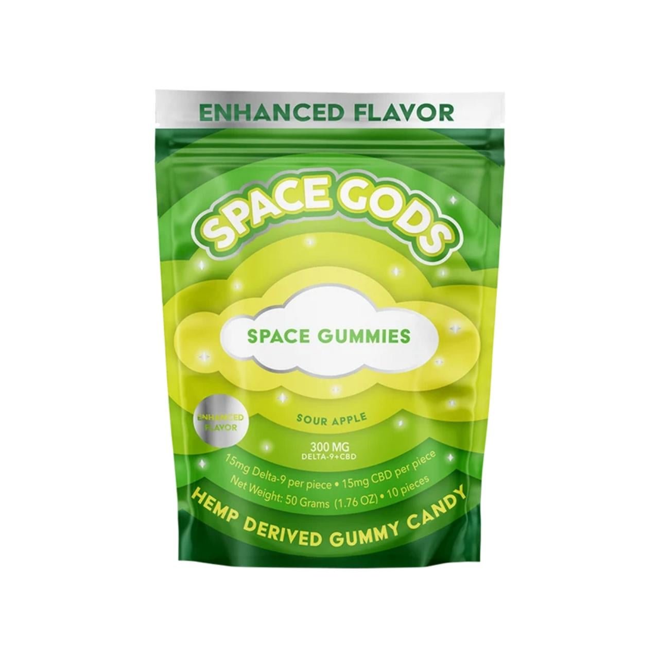 Space Gods D9/CBD Space Gummies 300MG - Grape Galaxy - Image 3