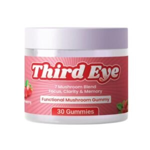 Third Eye Functional Mushroom Gummies-30CT Strawberry